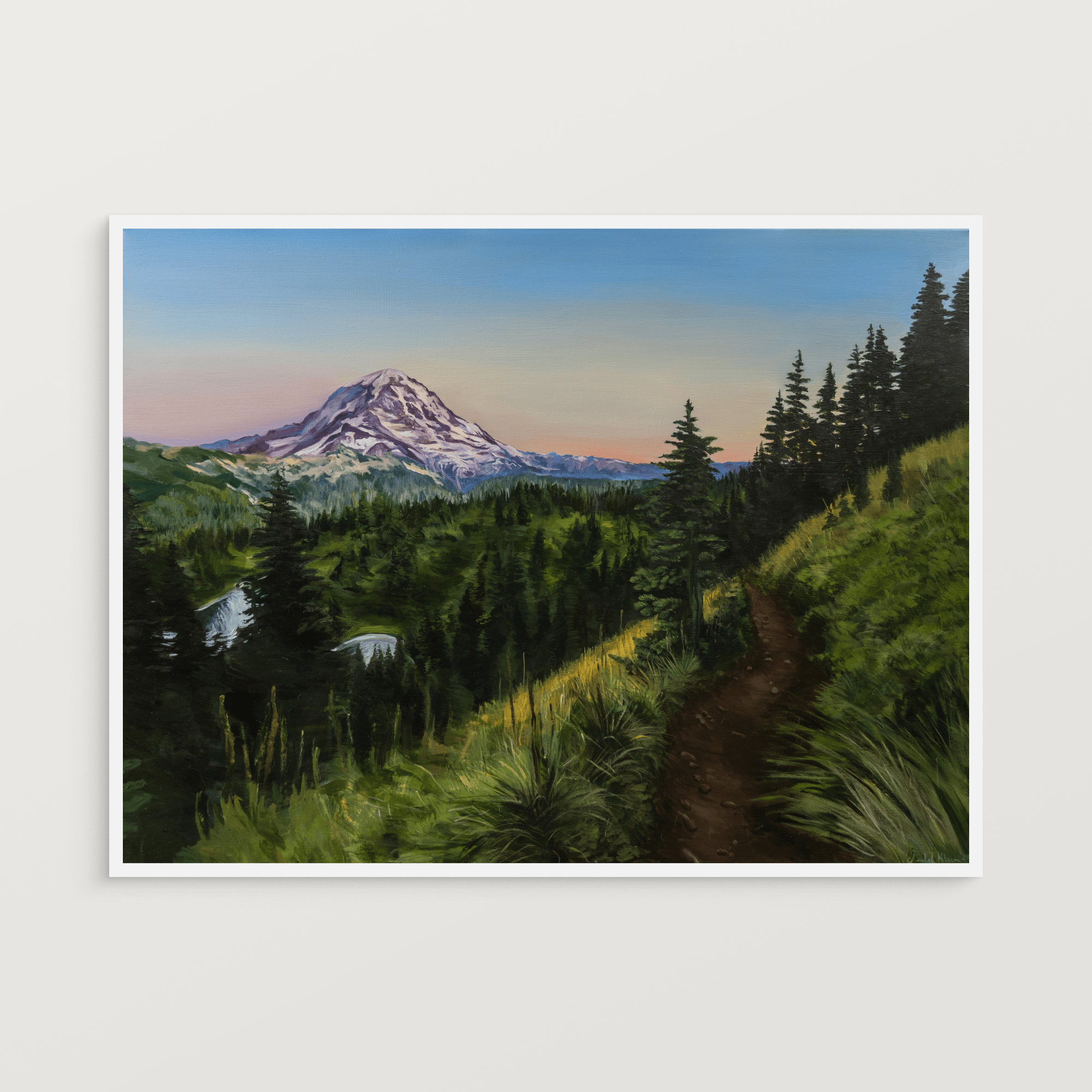 Sunset from Tolmie Peak no. 2 — Fine Art Print – Isabel Klein Art