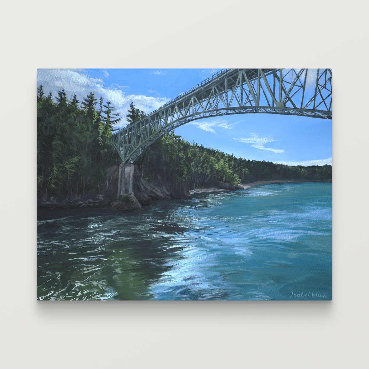 Deception Pass - Original Painting by Isabel Klein – Isabel Klein Art