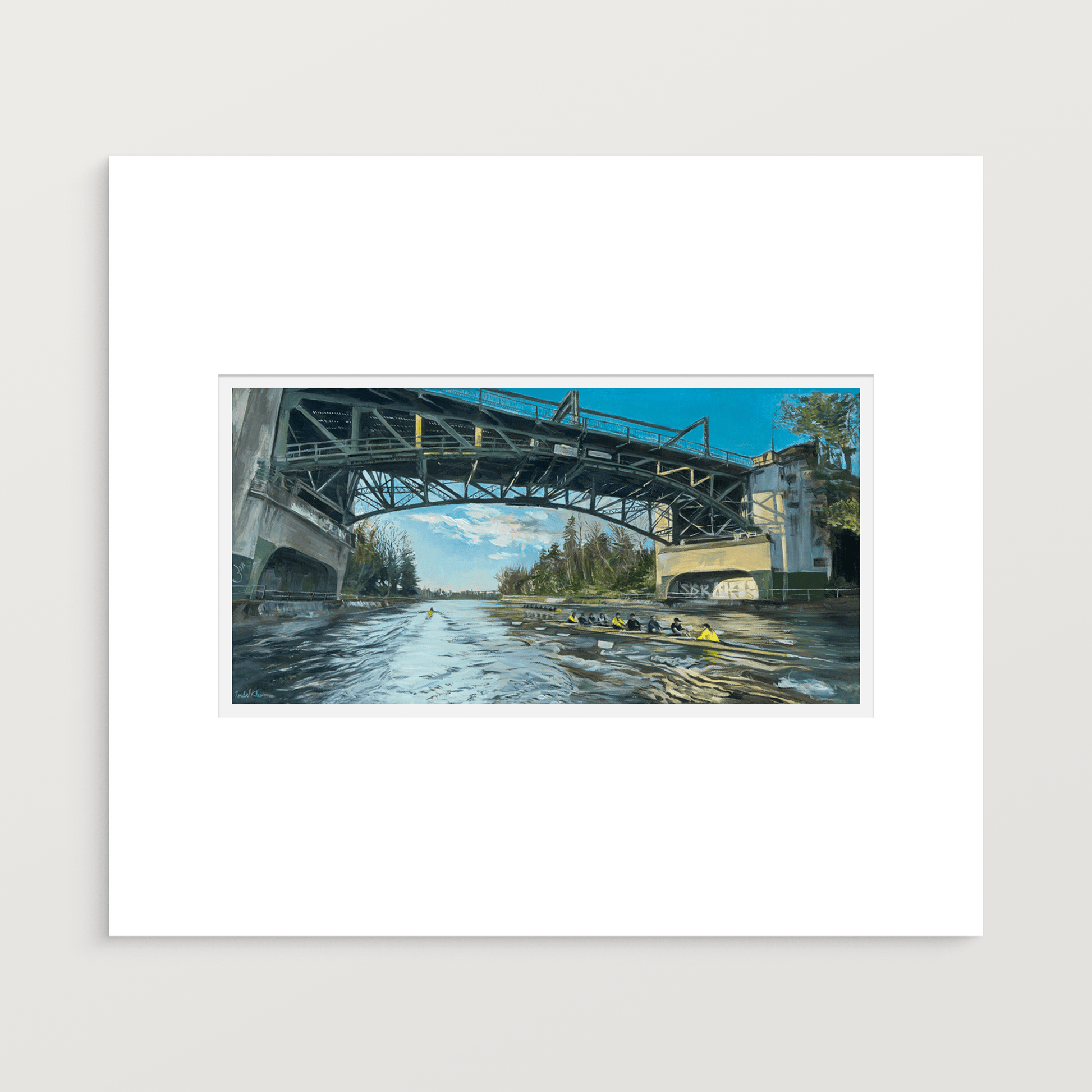 Saturday Morning Racing – Fine Art Print - Isabel Klein Art - Print