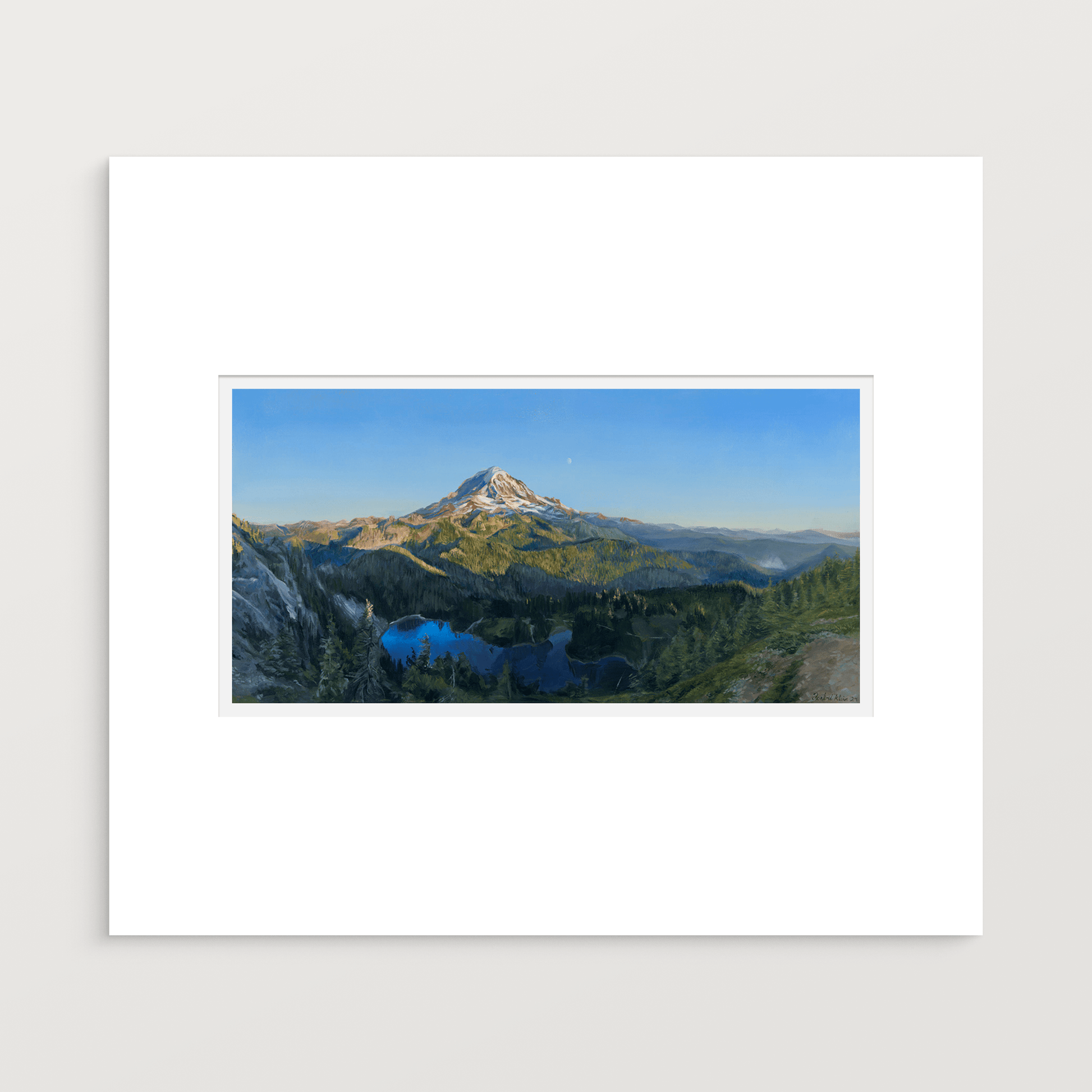 Sunset from Tolmie Peak — Fine Art Print - Isabel Klein Art - Print