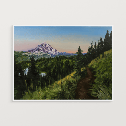 Sunset from Tolmie Peak no. 2 — Fine Art Print - Isabel Klein Art - Print