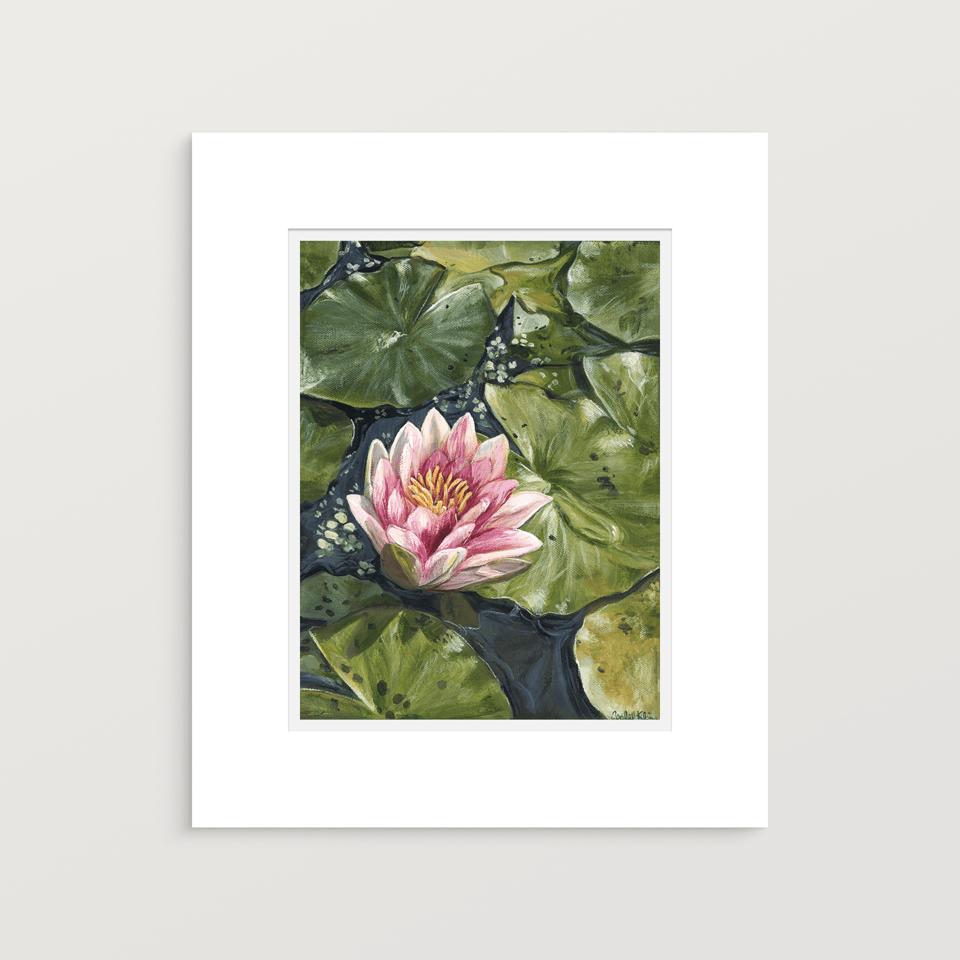 Water Lily — Fine Art Print - Isabel Klein Art - Print